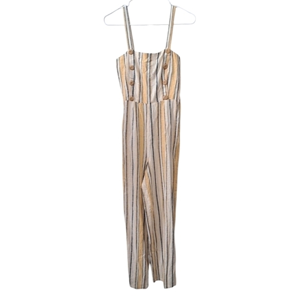 Forever 21 Multicolored Striped Jumpsuit Size Small - Picture 9 of 9